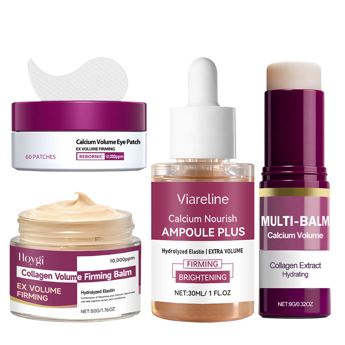Skincare Collagen - Calcium Skincare Set-Antioxidant Firming Serum Cream