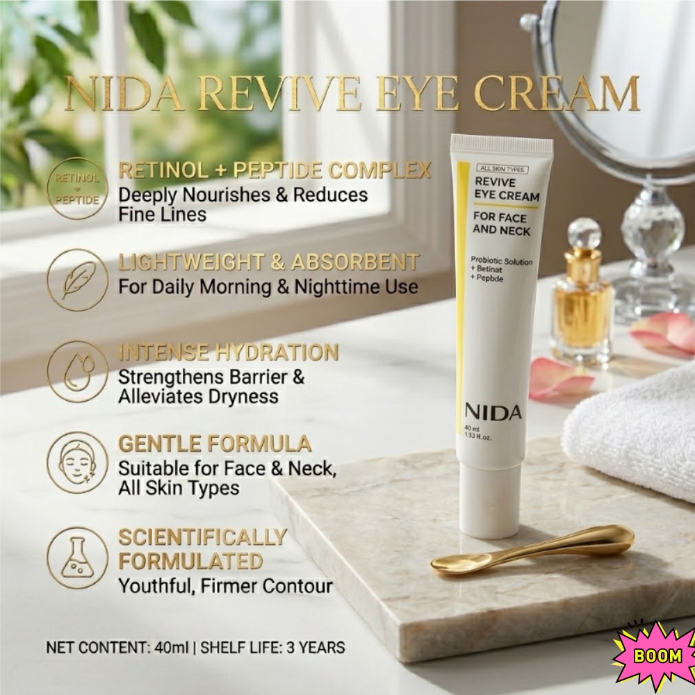 NIDA Retinol Peptide Eye Cream - огляд і ціна Skincare Retinol
