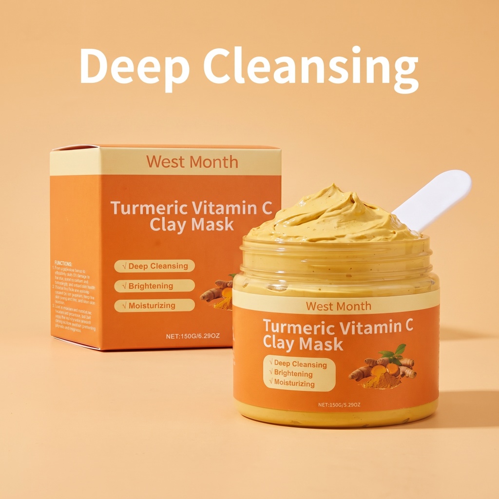 Turmeric Vitamin C Clay Mask B - огляд і ціна Mud Mask Kaolin