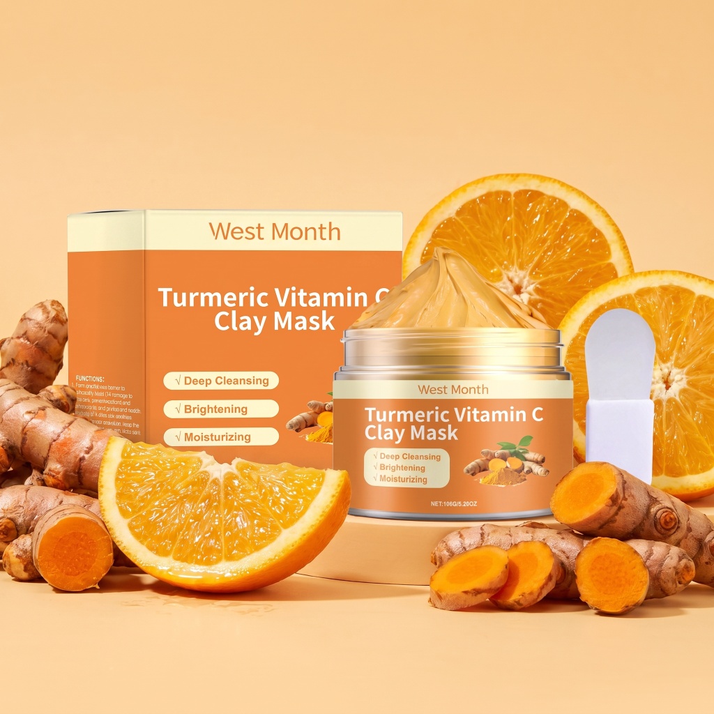Turmeric Vitamin C Clay Mask B - огляд і ціна Mud Mask Kaolin