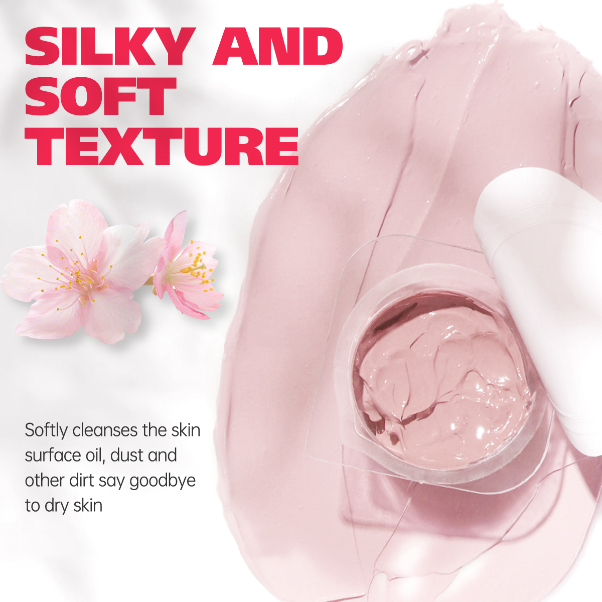 5g/0.17oz*10 Sakura clay mud m - огляд і ціна Mud Mask Kaolin