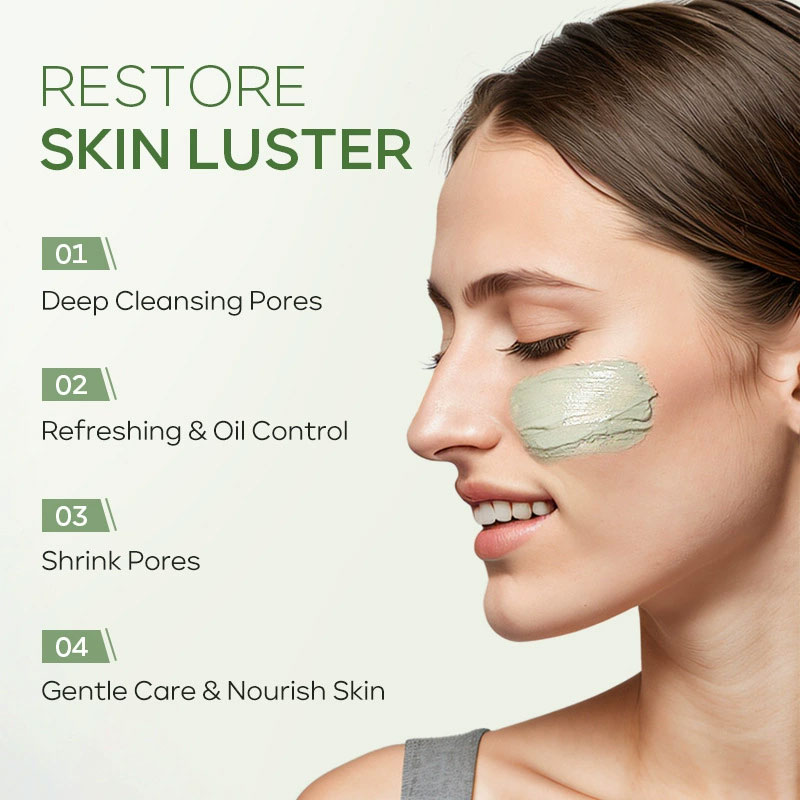 Green Tea Face Deep Cleaning M - огляд і ціна Mud Mask Kaolin