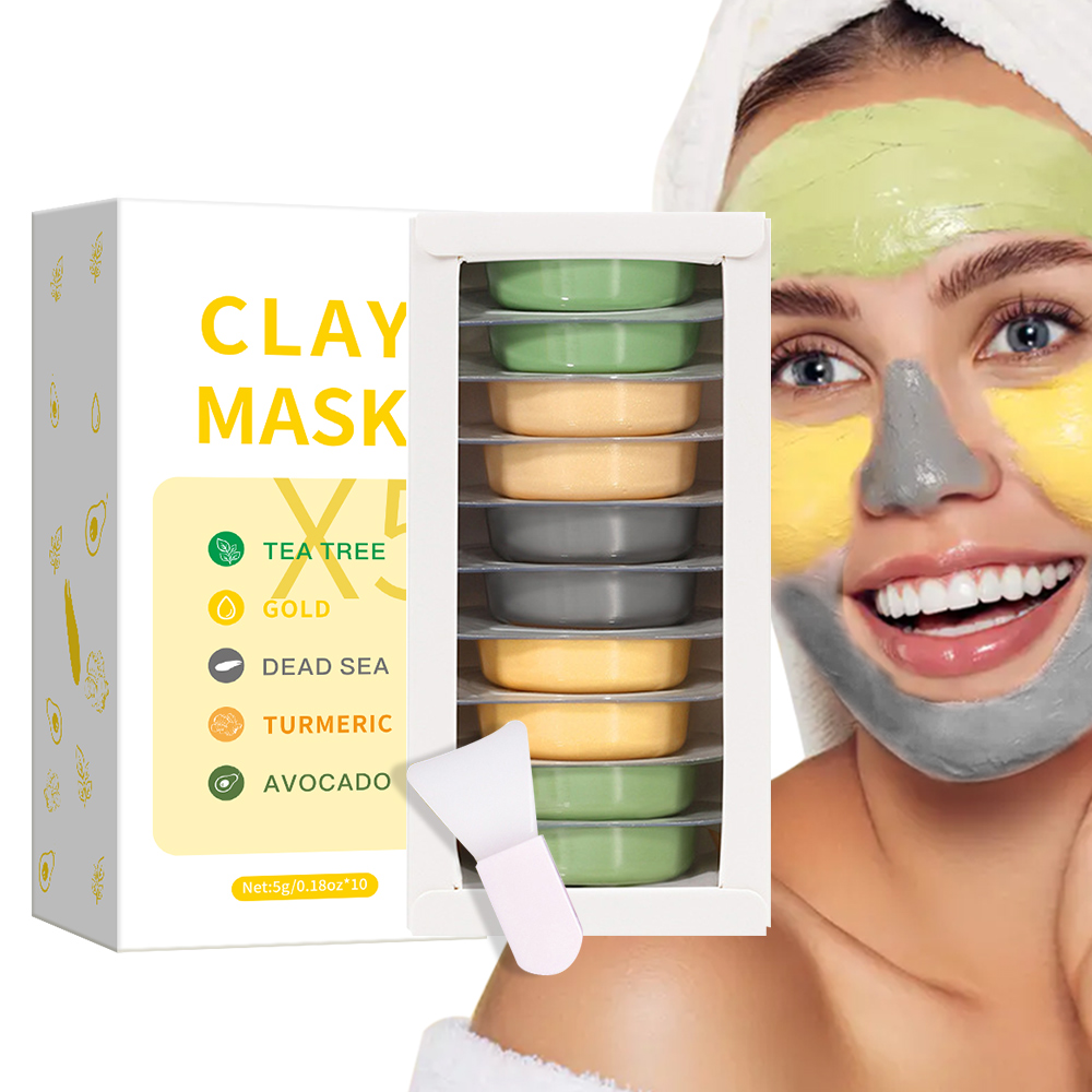 5g*10pcs Clay Mud Mask Set Hya - огляд і ціна Mud Mask Kaolin