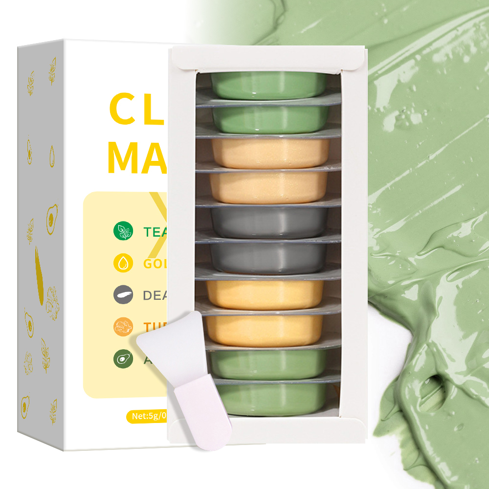 5g*10pcs Clay Mud Mask Set Hya - огляд і ціна Mud Mask Kaolin
