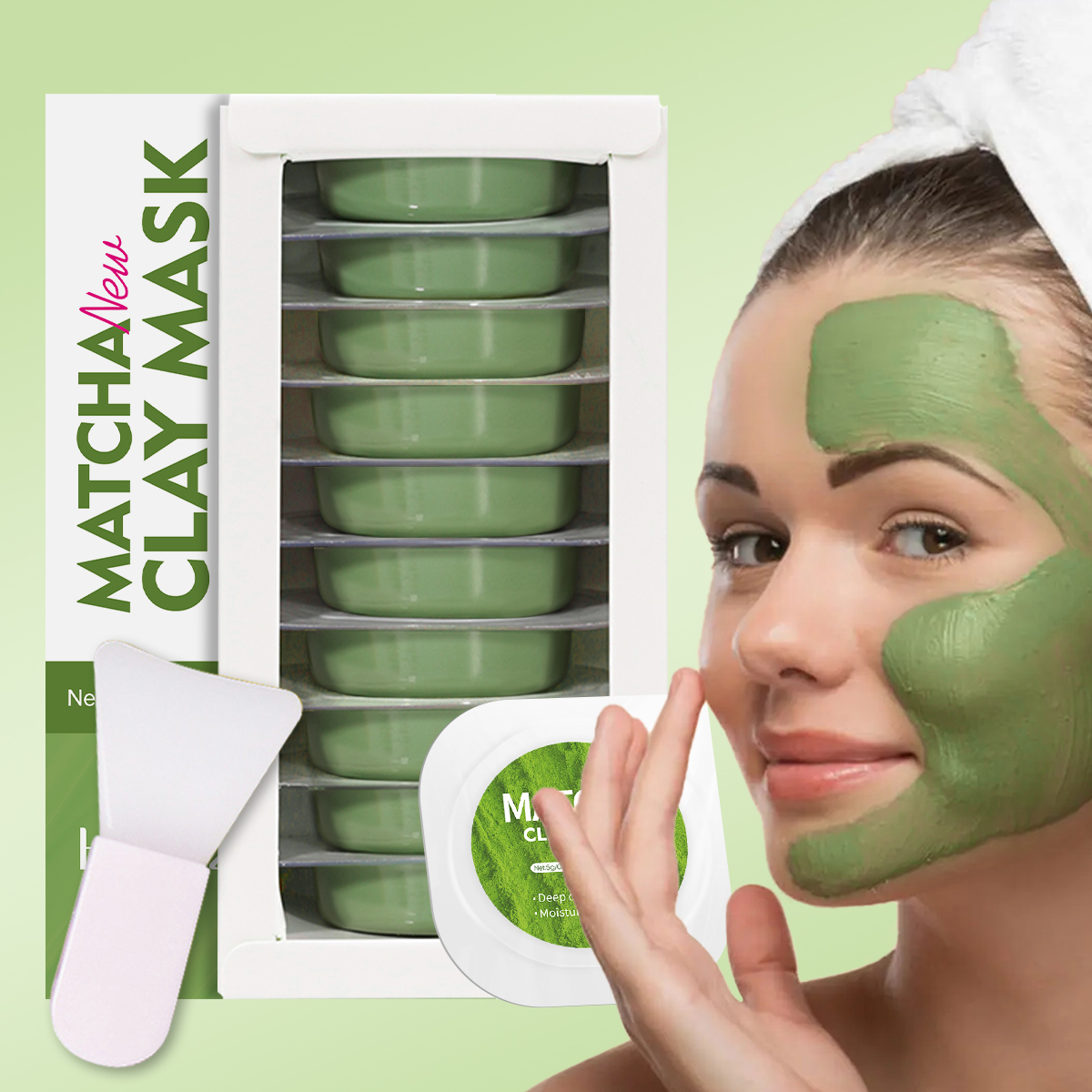 Matcha Deep Cleansing Mask Cla - огляд і ціна Mud Mask Kaolin