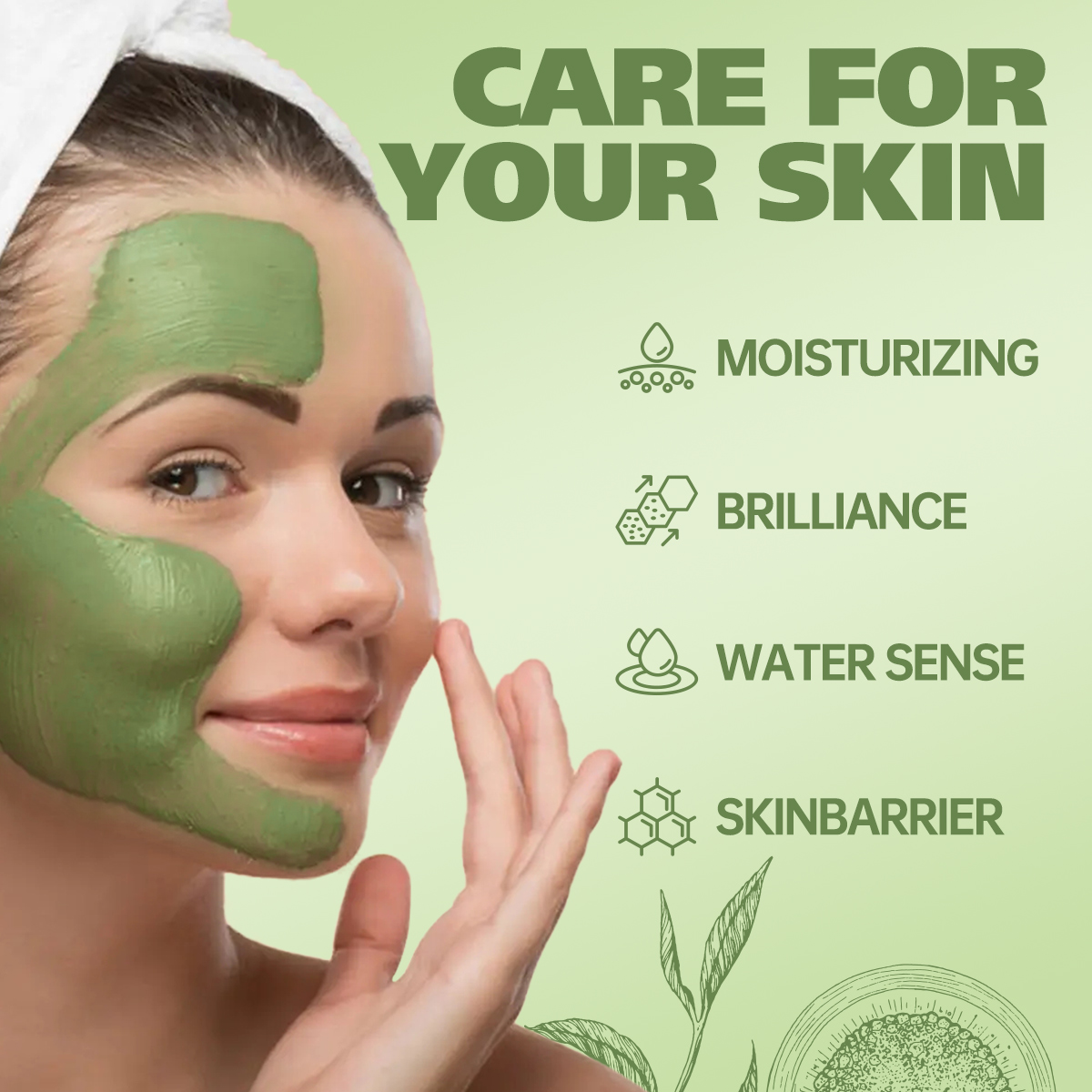 Matcha Deep Cleansing Mask Cla - огляд і ціна Mud Mask Kaolin